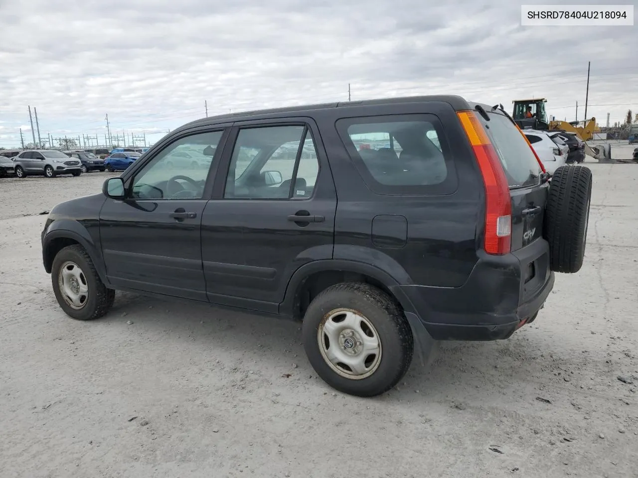 2004 Honda Cr-V Lx VIN: SHSRD78404U218094 Lot: 57338354