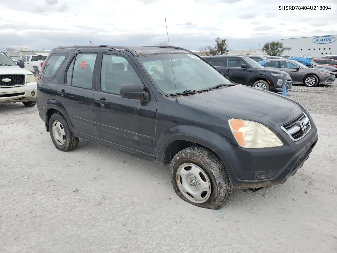 2004 Honda Cr-V Lx VIN: SHSRD78404U218094 Lot: 57338354