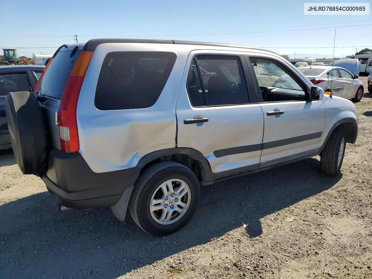 2004 Honda Cr-V Ex VIN: JHLRD78854C000985 Lot: 64702294