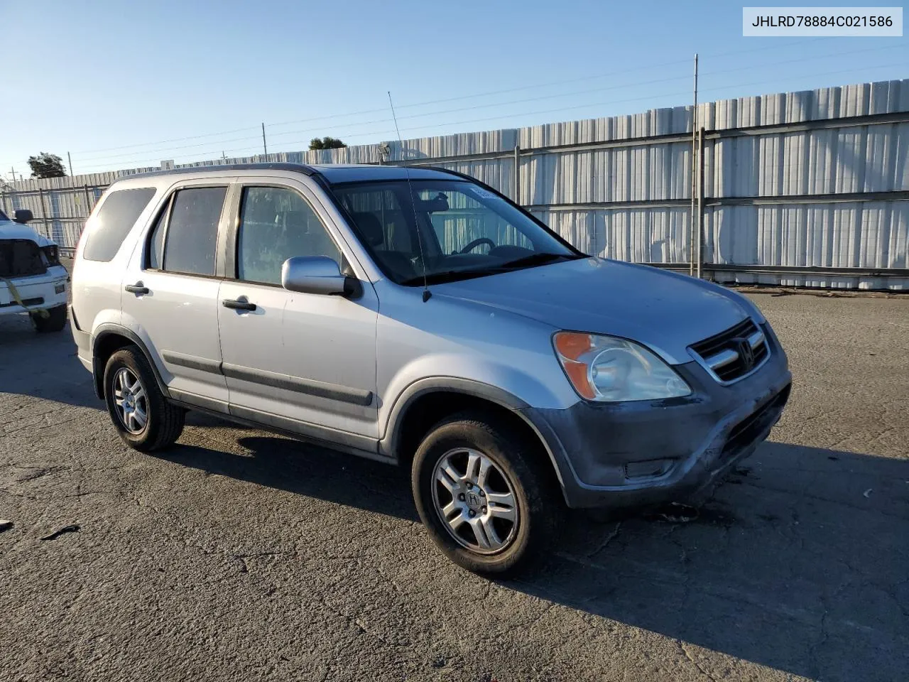 2004 Honda Cr-V Ex VIN: JHLRD78884C021586 Lot: 65940364