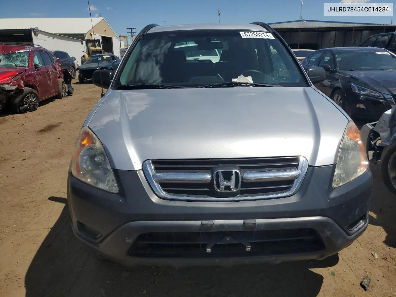 2004 Honda Cr-V Lx VIN: JHLRD78454C014284 Lot: 67260214