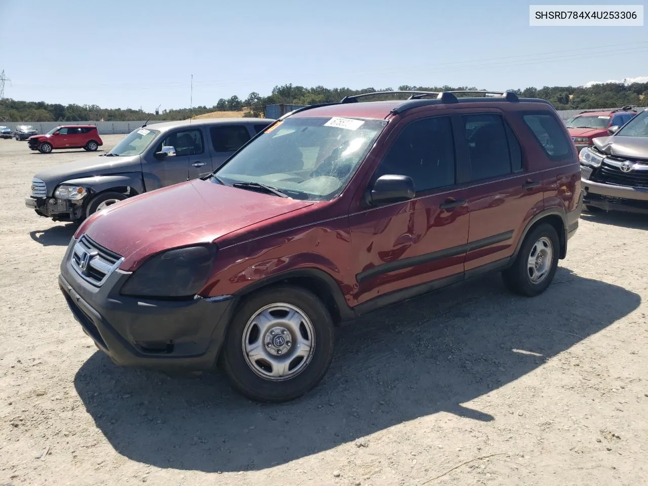 2004 Honda Cr-V Lx VIN: SHSRD784X4U253306 Lot: 67552334