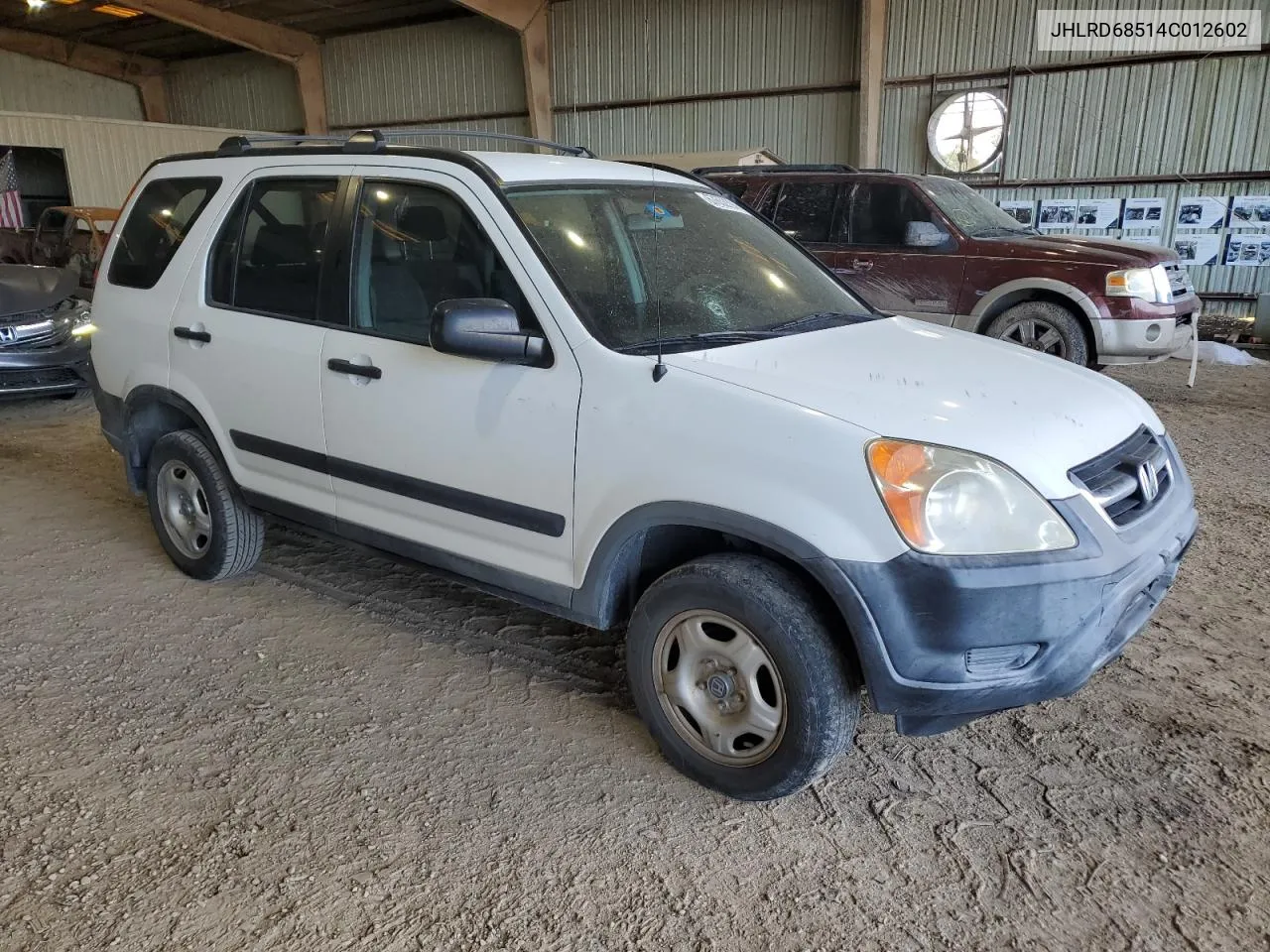 2004 Honda Cr-V Lx VIN: JHLRD68514C012602 Lot: 67652394