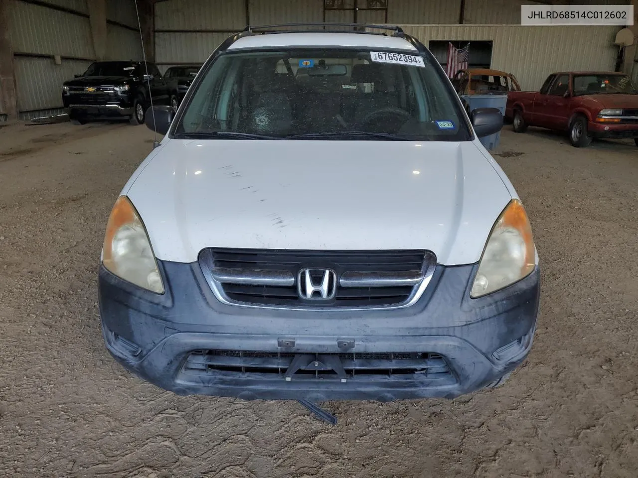 2004 Honda Cr-V Lx VIN: JHLRD68514C012602 Lot: 67652394