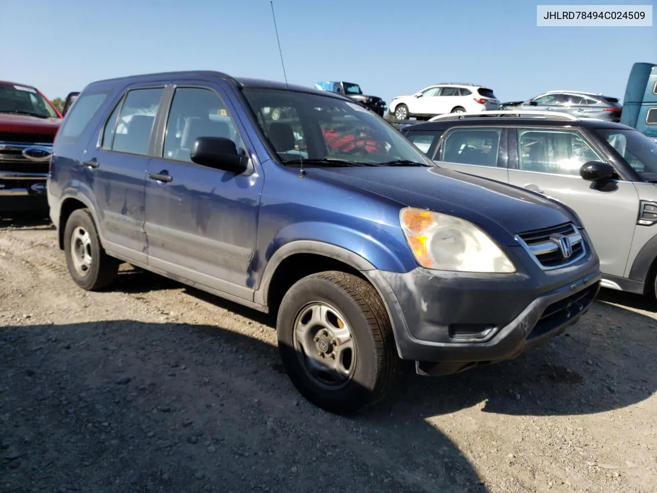 2004 Honda Cr-V Lx VIN: JHLRD78494C024509 Lot: 67696784