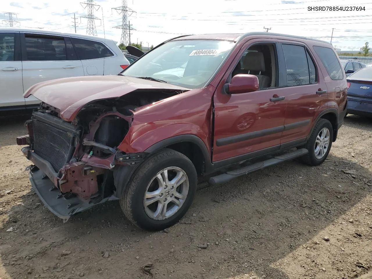 2004 Honda Cr-V Ex VIN: SHSRD78854U237694 Lot: 68046904