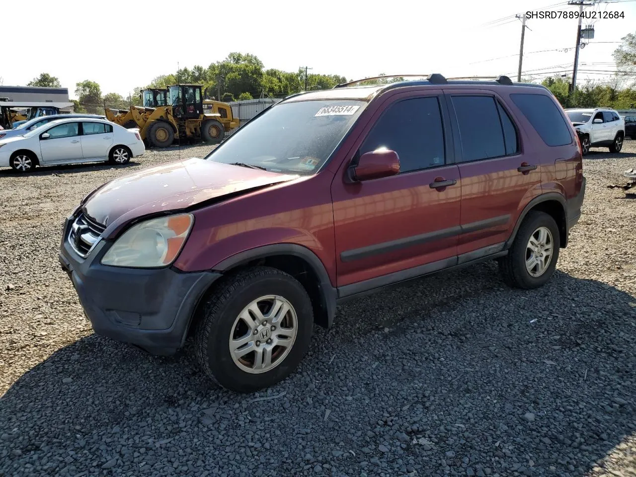 2004 Honda Cr-V Ex VIN: SHSRD78894U212684 Lot: 68345514