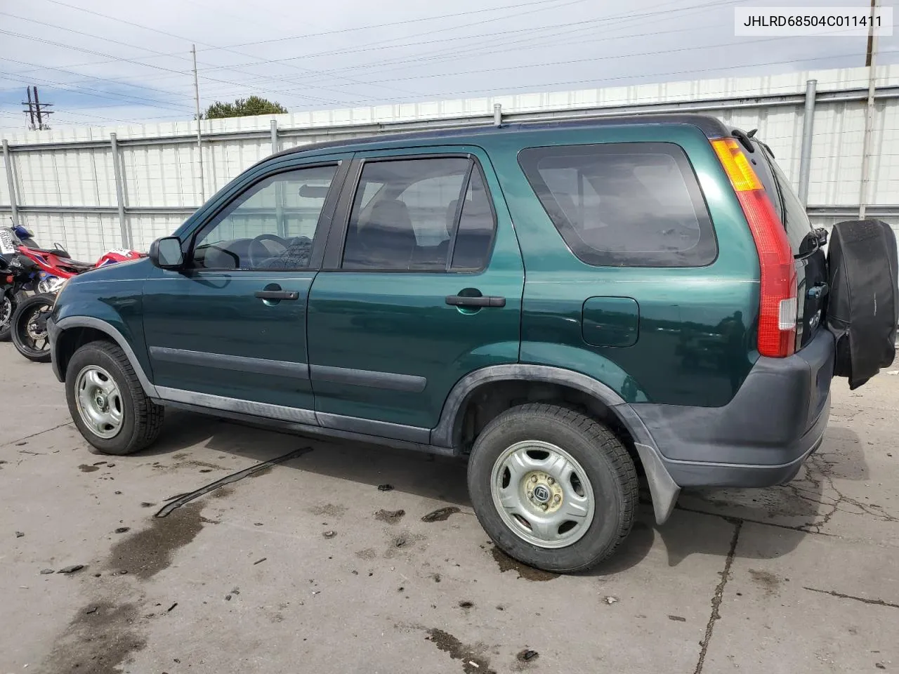 2004 Honda Cr-V Lx VIN: JHLRD68504C011411 Lot: 68580164