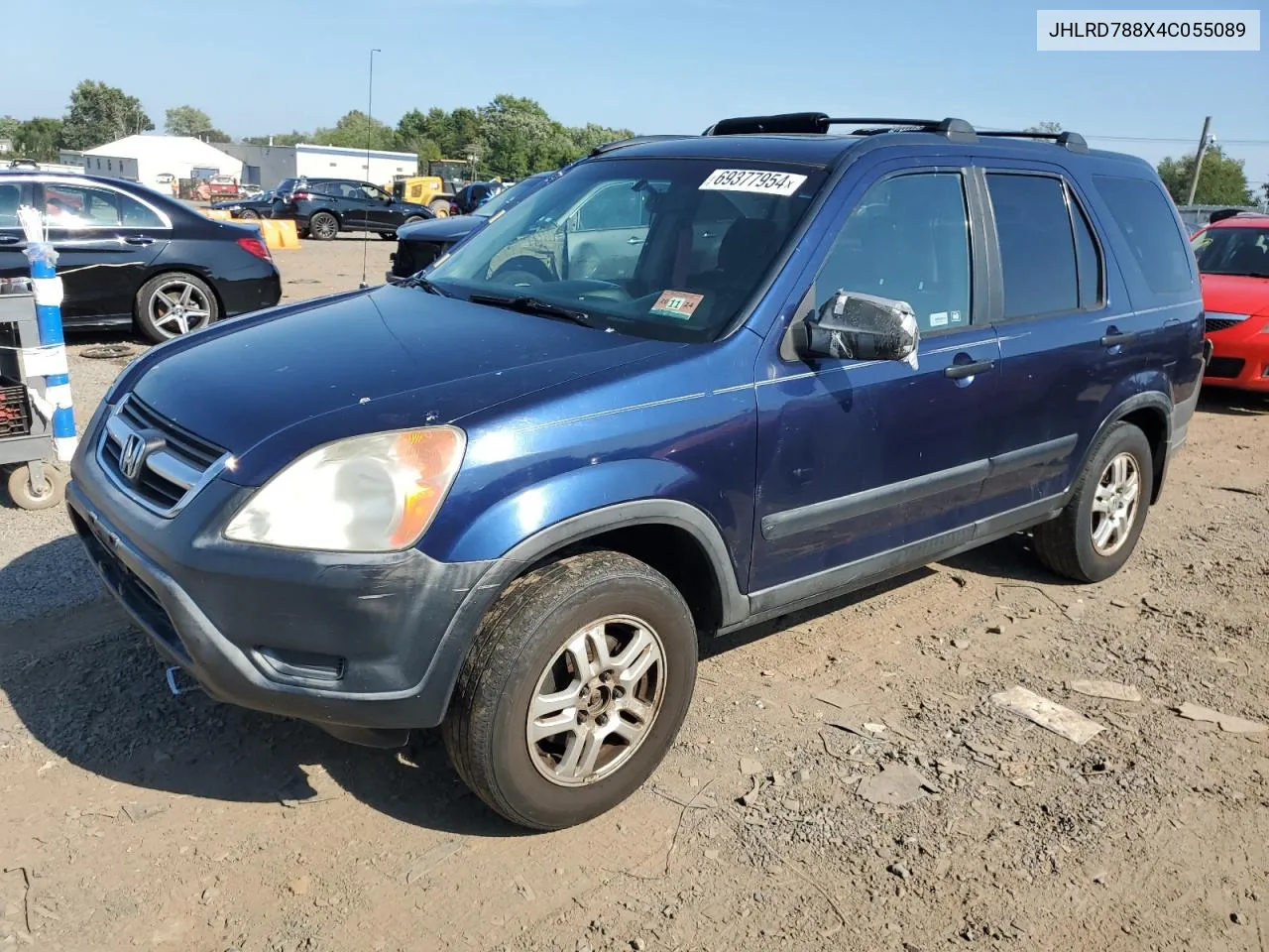 JHLRD788X4C055089 2004 Honda Cr-V Ex