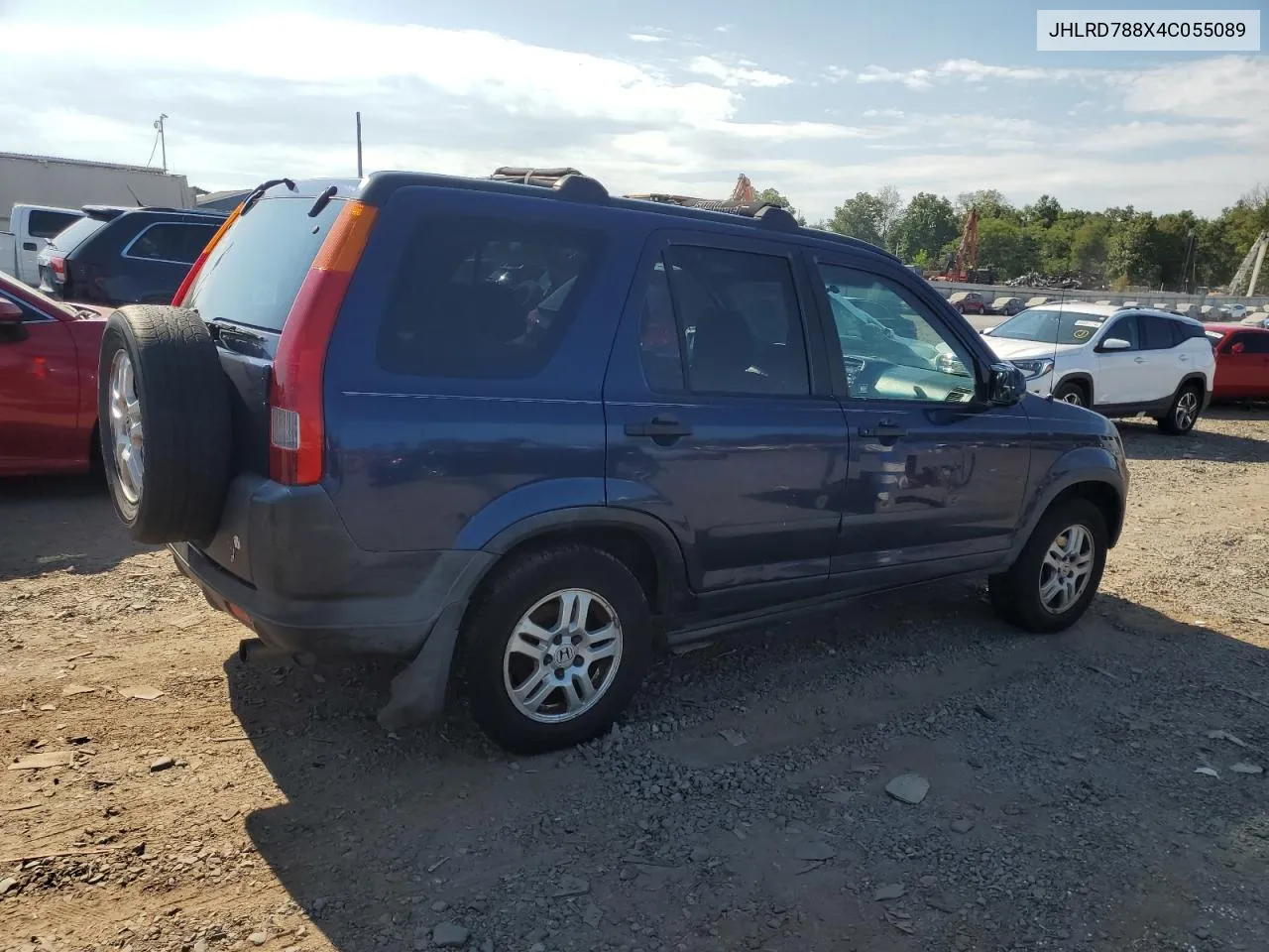 JHLRD788X4C055089 2004 Honda Cr-V Ex