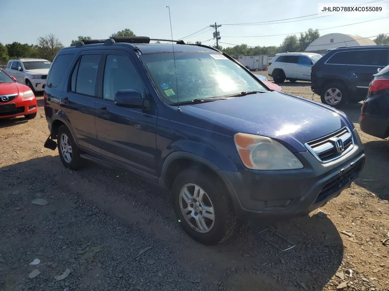 JHLRD788X4C055089 2004 Honda Cr-V Ex