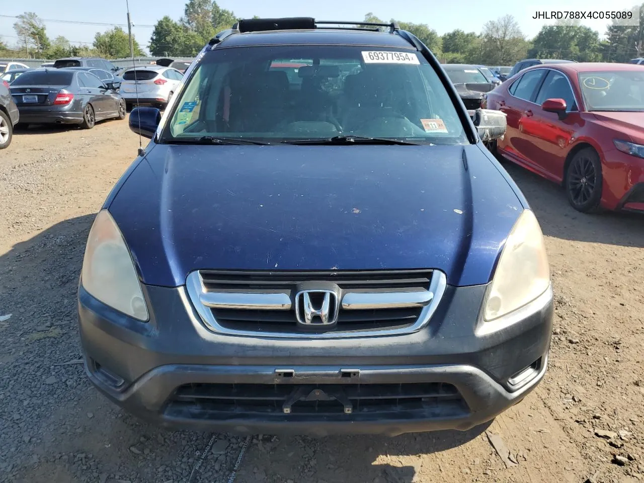 2004 Honda Cr-V Ex VIN: JHLRD788X4C055089 Lot: 69377954