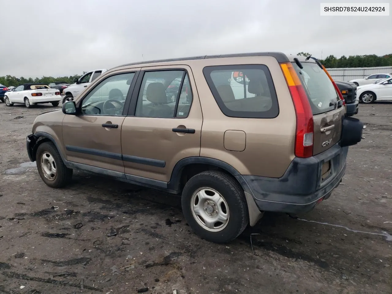 2004 Honda Cr-V Lx VIN: SHSRD78524U242924 Lot: 69742404