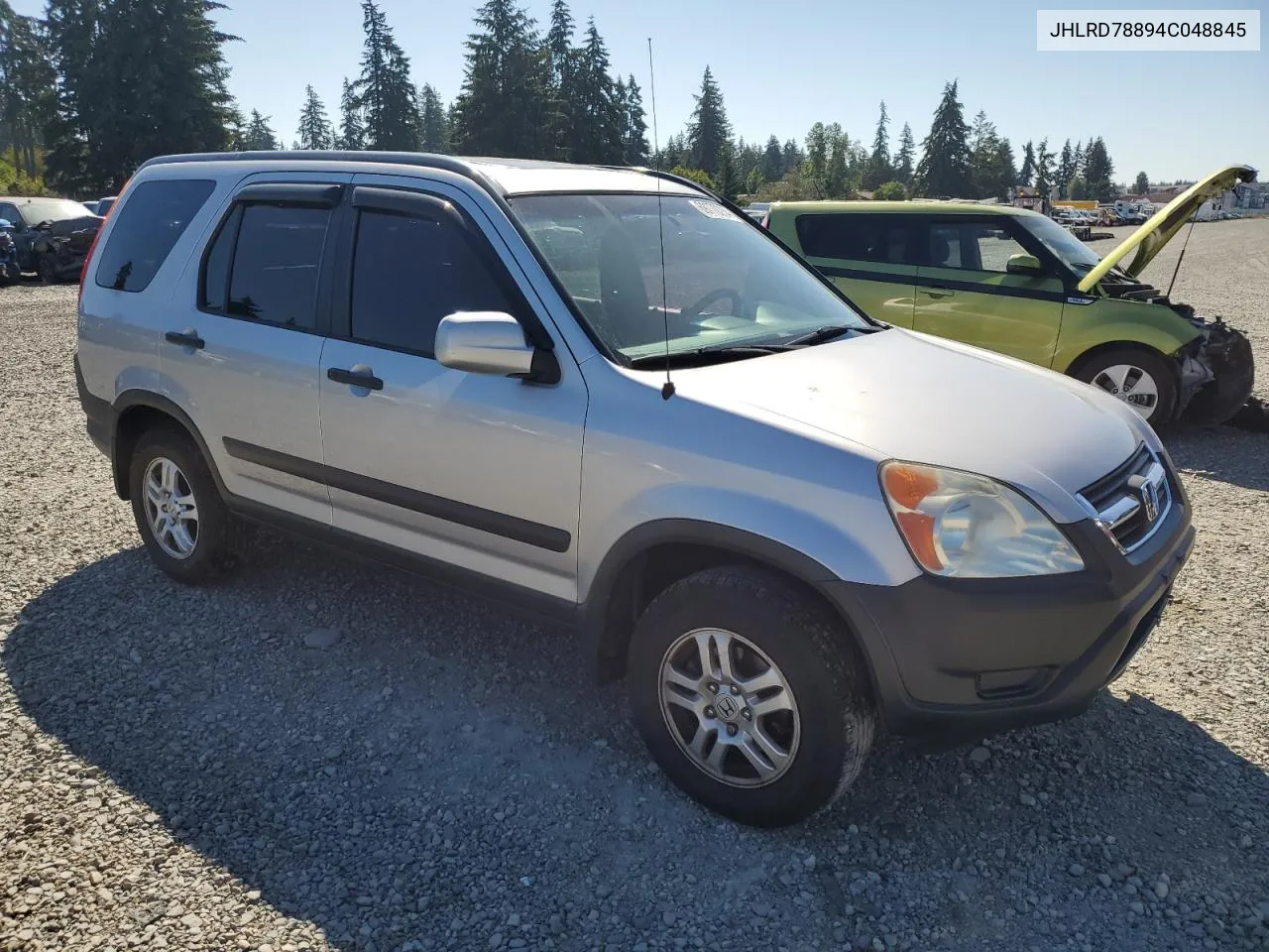 2004 Honda Cr-V Ex VIN: JHLRD78894C048845 Lot: 69770234