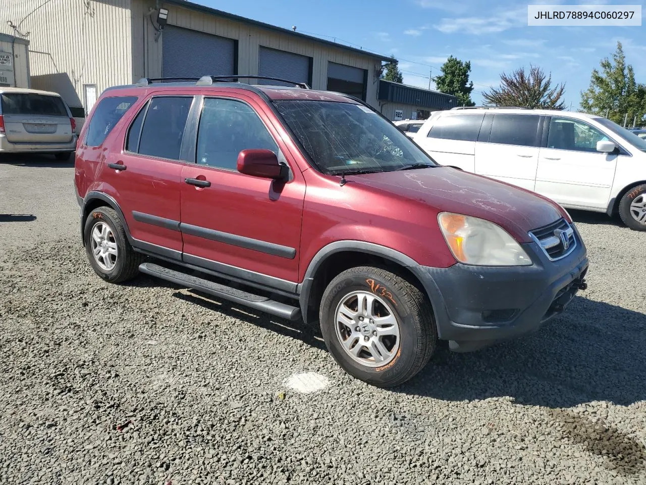 2004 Honda Cr-V Ex VIN: JHLRD78894C060297 Lot: 70535764