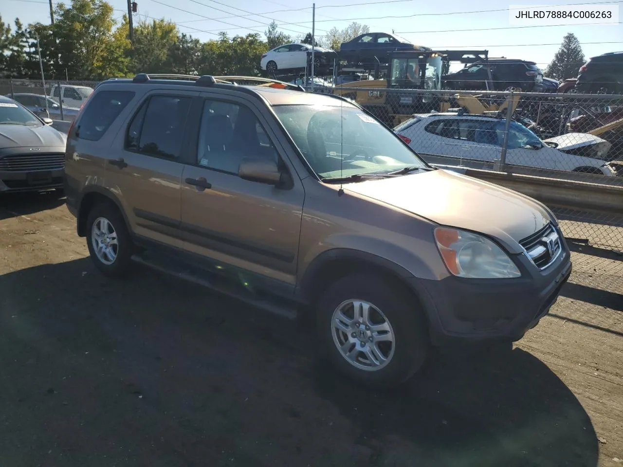 2004 Honda Cr-V Ex VIN: JHLRD78884C006263 Lot: 70581424