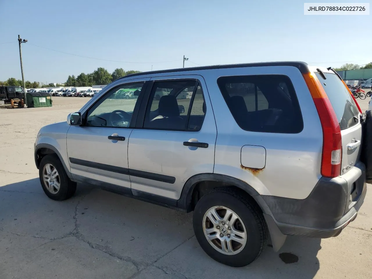 2004 Honda Cr-V Ex VIN: JHLRD78834C022726 Lot: 70710194