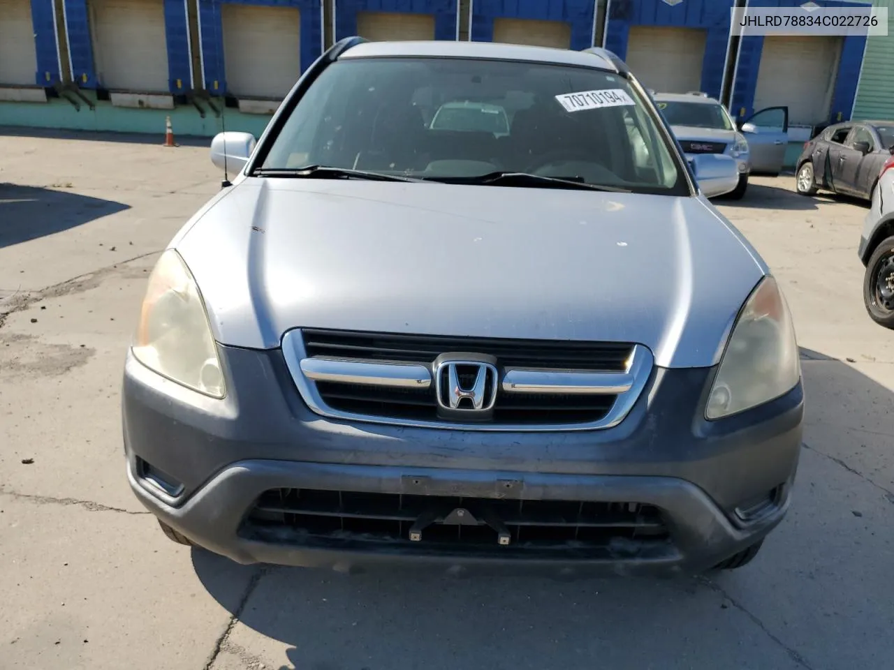 JHLRD78834C022726 2004 Honda Cr-V Ex