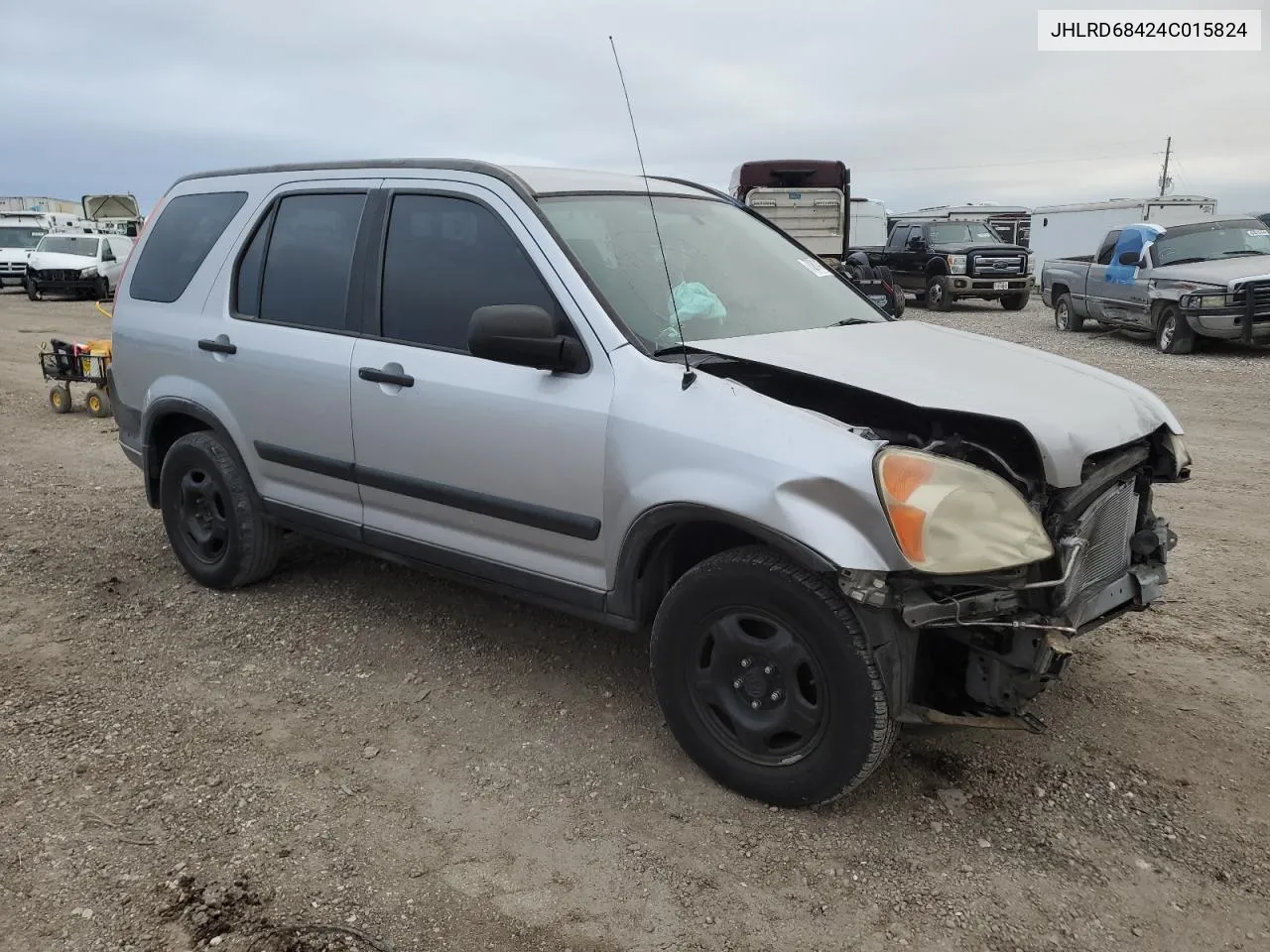 2004 Honda Cr-V Lx VIN: JHLRD68424C015824 Lot: 70814154