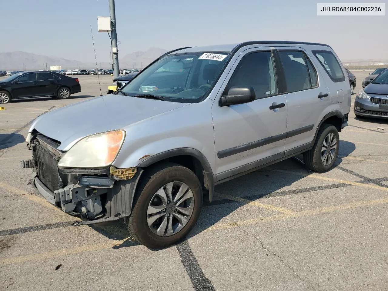 2004 Honda Cr-V Lx VIN: JHLRD68484C002236 Lot: 71055644