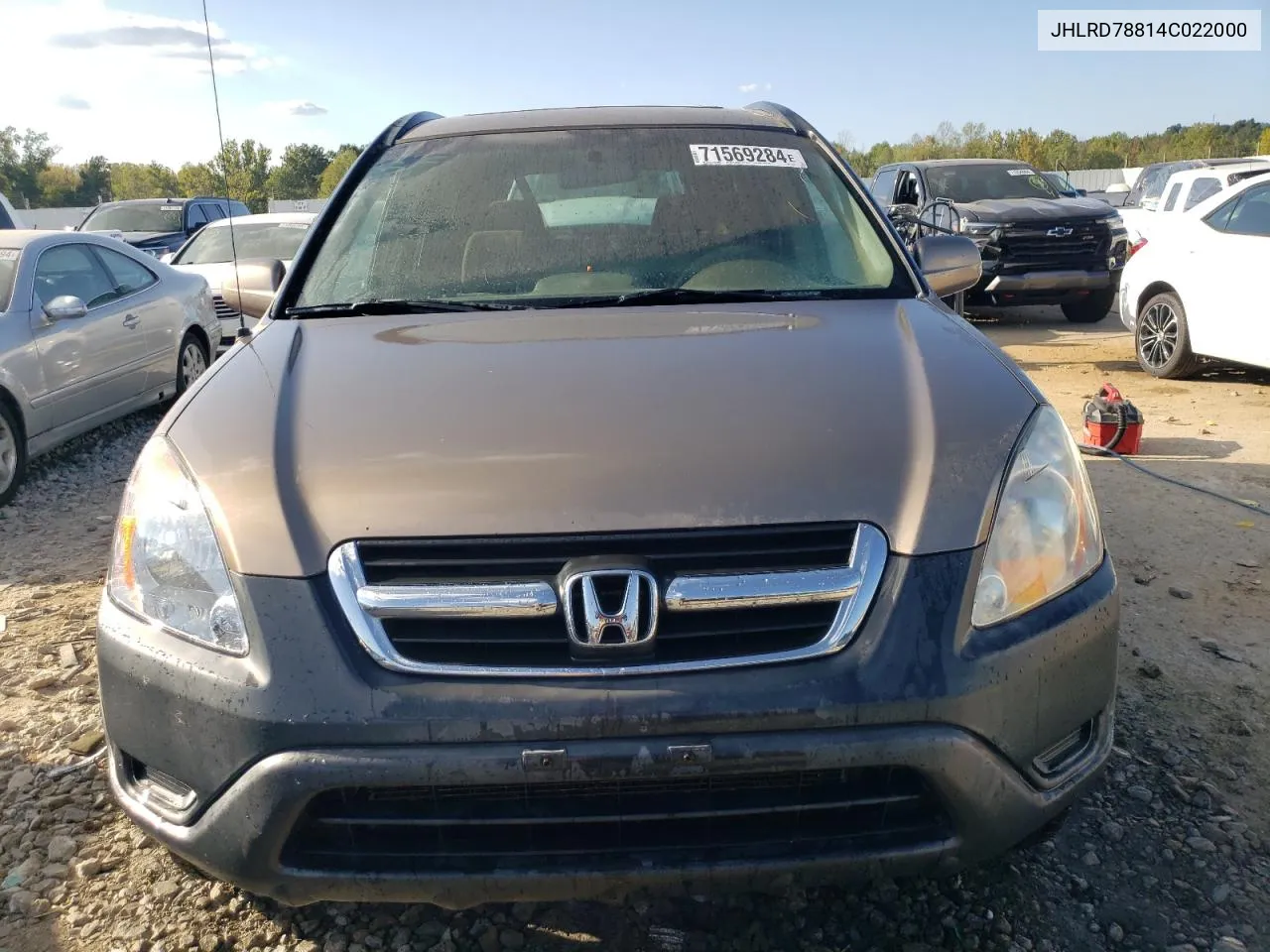 2004 Honda Cr-V Ex VIN: JHLRD78814C022000 Lot: 71569284