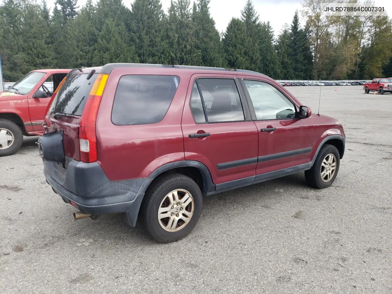 2004 Honda Cr-V Ex VIN: JHLRD78864C007301 Lot: 71686934