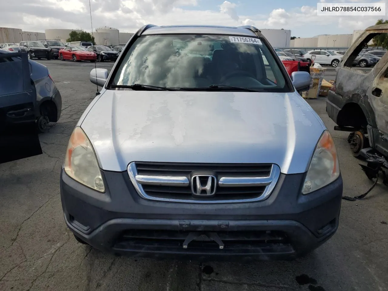 2004 Honda Cr-V Ex VIN: JHLRD78854C037566 Lot: 71756764