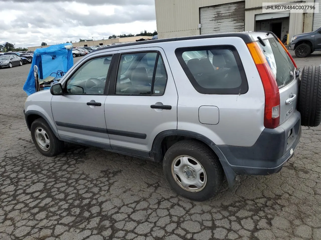 2004 Honda Cr-V Lx VIN: JHLRD78484C007796 Lot: 71800214