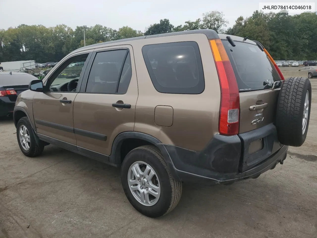 2004 Honda Cr-V Lx VIN: JHLRD78414C046018 Lot: 71994164