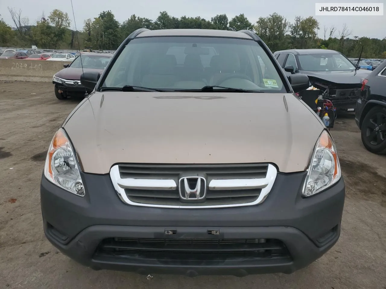 2004 Honda Cr-V Lx VIN: JHLRD78414C046018 Lot: 71994164