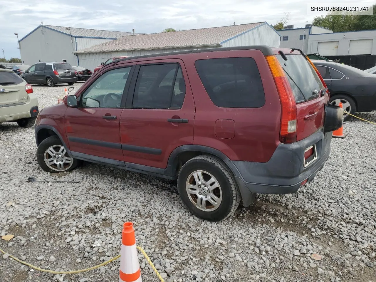 2004 Honda Cr-V Ex VIN: SHSRD78824U231741 Lot: 72016484