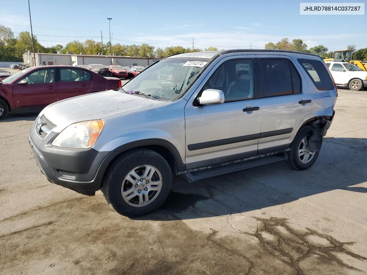 2004 Honda Cr-V Ex VIN: JHLRD78814C037287 Lot: 72314374