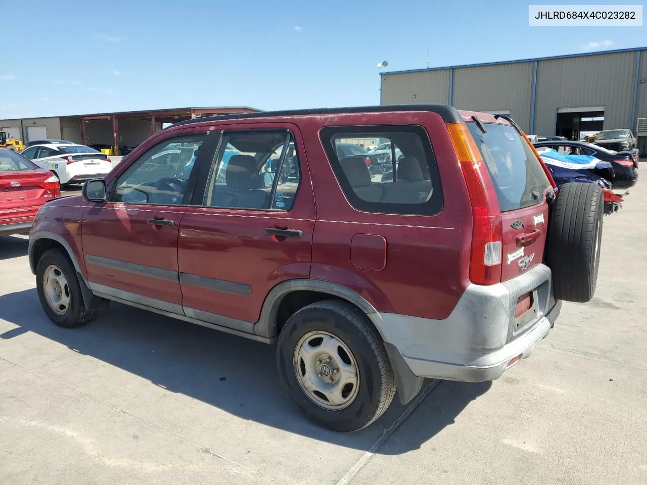 2004 Honda Cr-V Lx VIN: JHLRD684X4C023282 Lot: 72351224