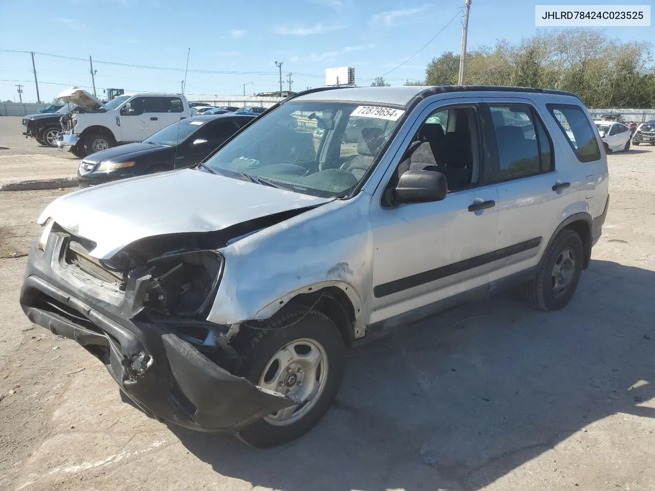 2004 Honda Cr-V Lx VIN: JHLRD78424C023525 Lot: 72879654