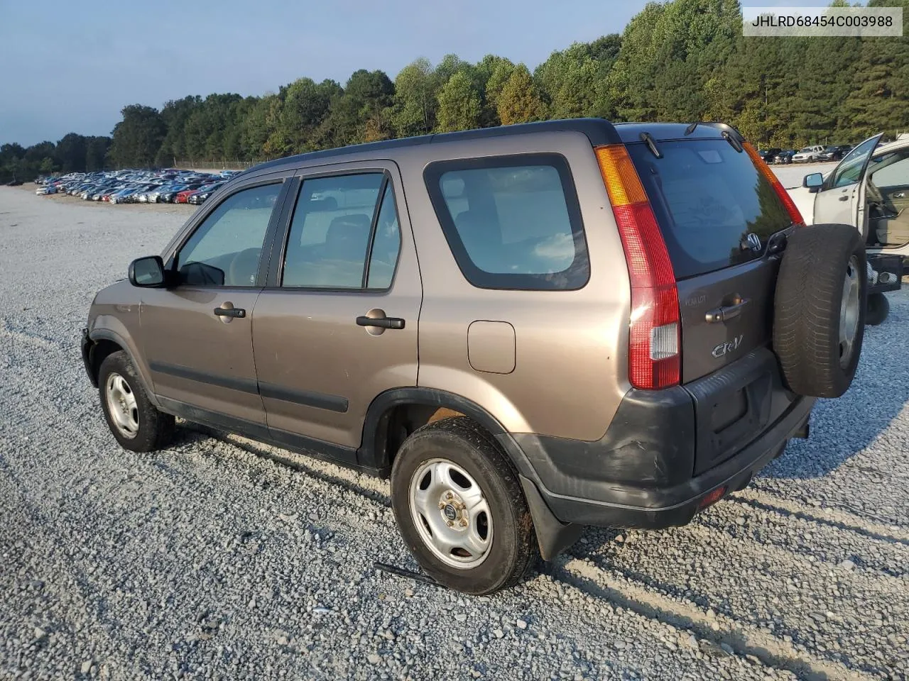 2004 Honda Cr-V Lx VIN: JHLRD68454C003988 Lot: 72985354