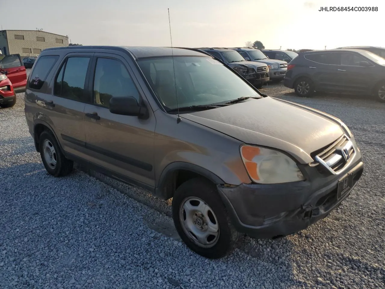 2004 Honda Cr-V Lx VIN: JHLRD68454C003988 Lot: 72985354