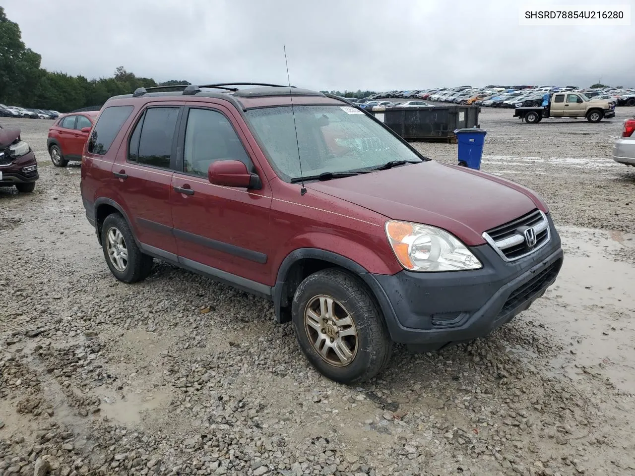 2004 Honda Cr-V Ex VIN: SHSRD78854U216280 Lot: 73253274