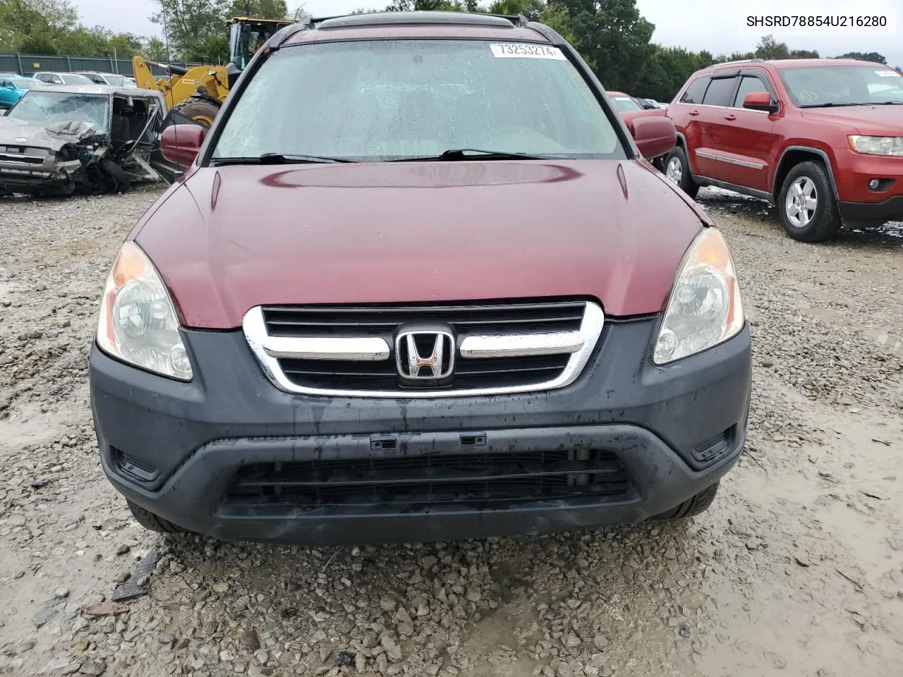 2004 Honda Cr-V Ex VIN: SHSRD78854U216280 Lot: 73253274