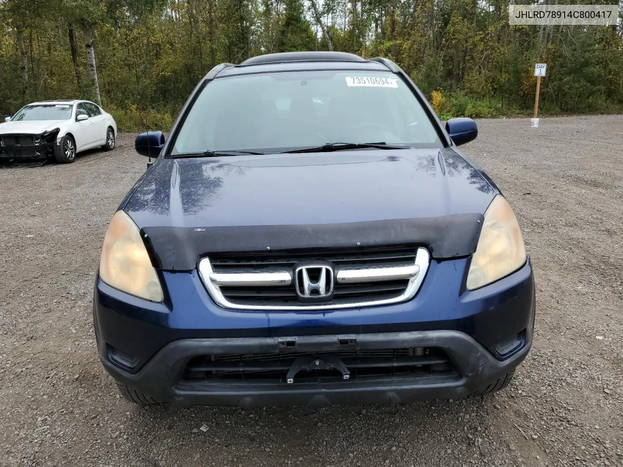 2004 Honda Cr-V Ex VIN: JHLRD78914C800417 Lot: 73510694