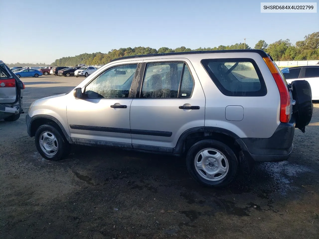 2004 Honda Cr-V Lx VIN: SHSRD684X4U202799 Lot: 73560304