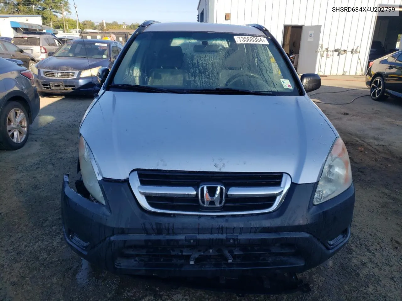 2004 Honda Cr-V Lx VIN: SHSRD684X4U202799 Lot: 73560304