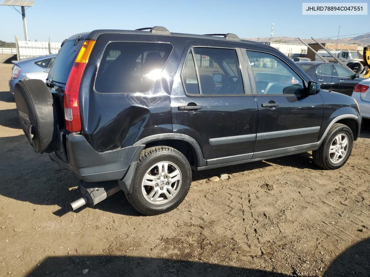 JHLRD78894C047551 2004 Honda Cr-V Ex