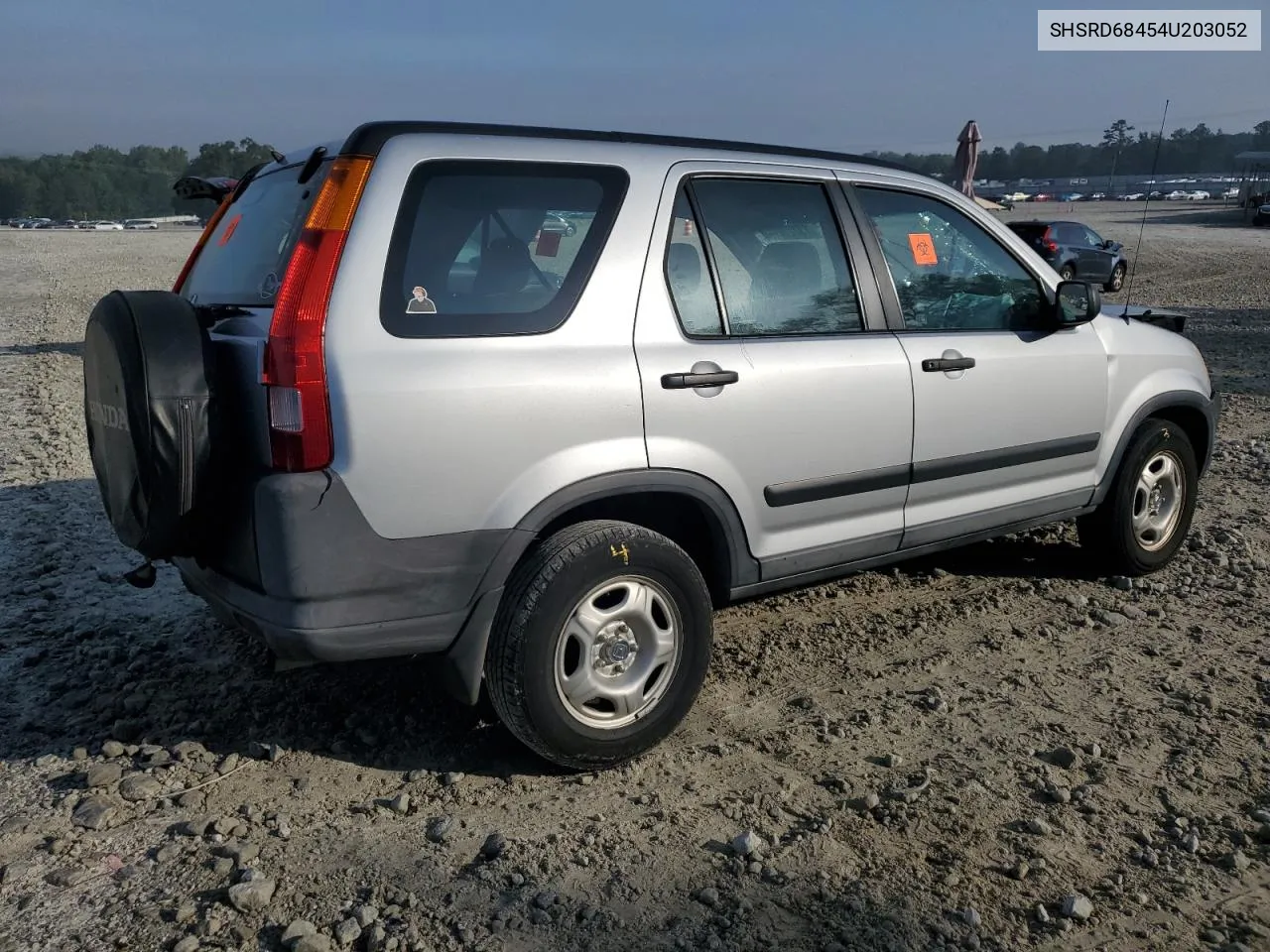 2004 Honda Cr-V Lx VIN: SHSRD68454U203052 Lot: 73723074