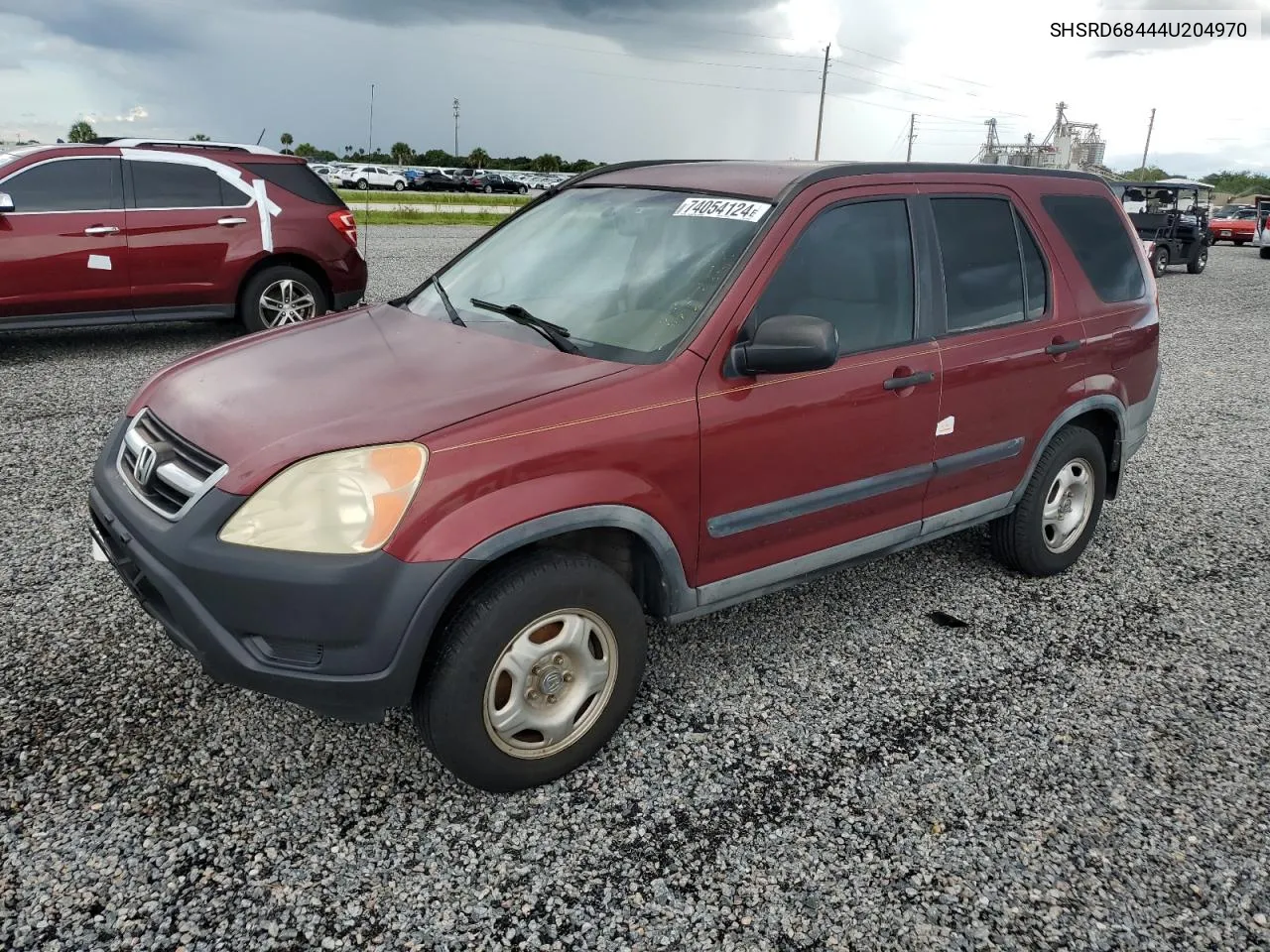 2004 Honda Cr-V Lx VIN: SHSRD68444U204970 Lot: 74054124