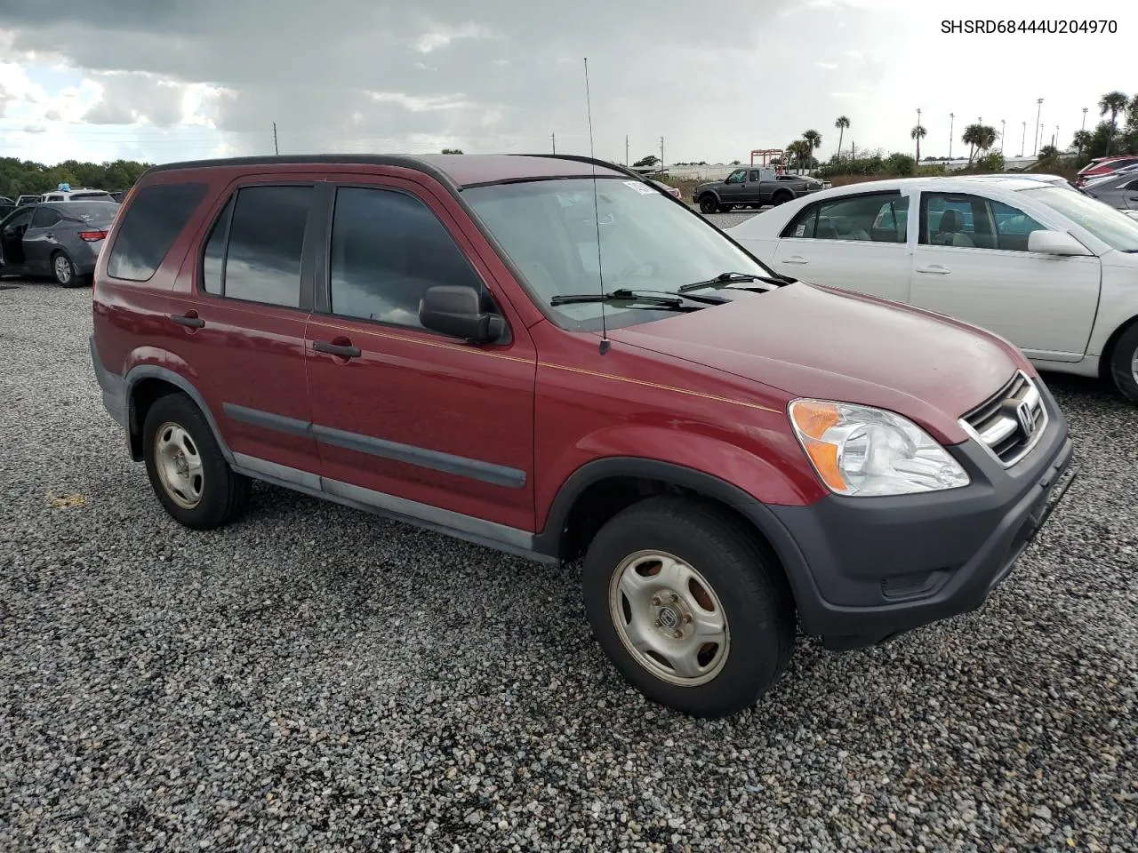 2004 Honda Cr-V Lx VIN: SHSRD68444U204970 Lot: 74054124