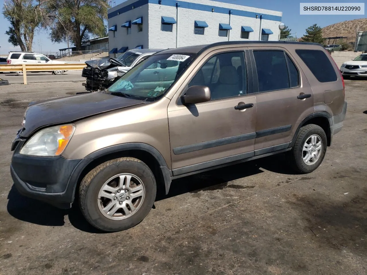 2004 Honda Cr-V Ex VIN: SHSRD78814U220990 Lot: 74080064