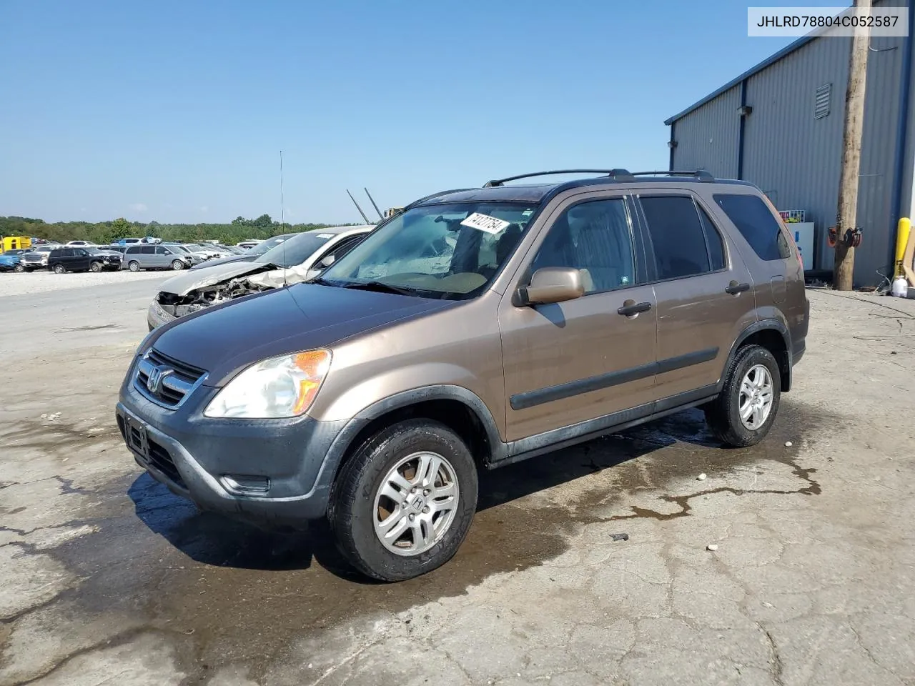 2004 Honda Cr-V Ex VIN: JHLRD78804C052587 Lot: 74127754