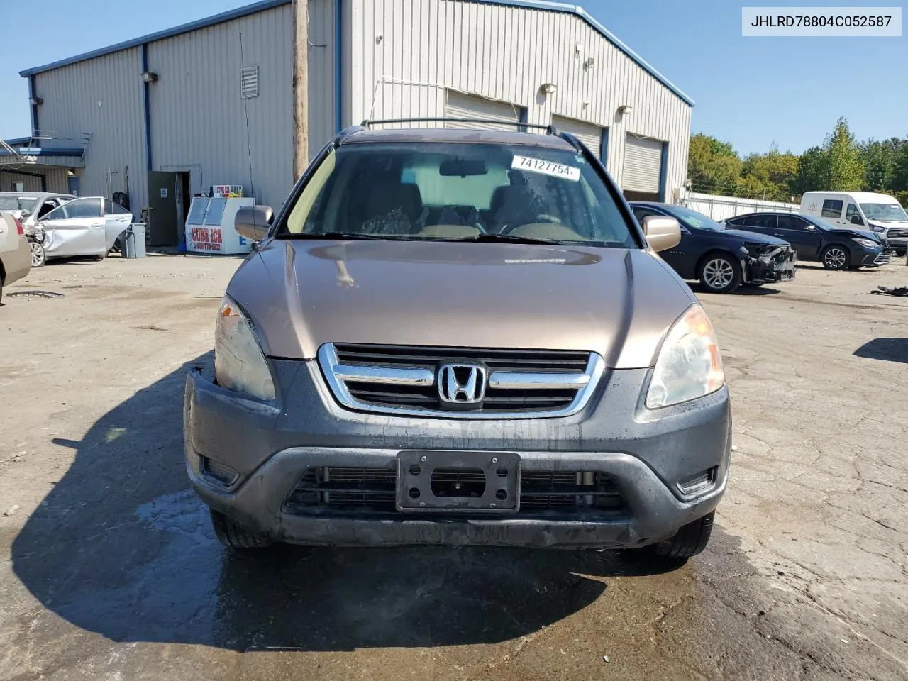 2004 Honda Cr-V Ex VIN: JHLRD78804C052587 Lot: 74127754