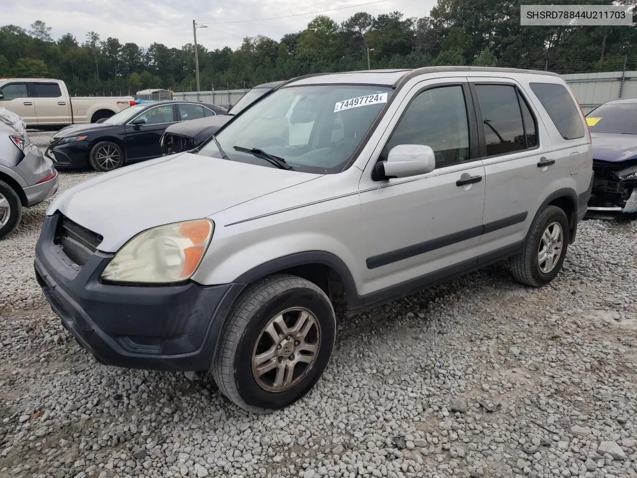 2004 Honda Cr-V Ex VIN: SHSRD78844U211703 Lot: 74497724