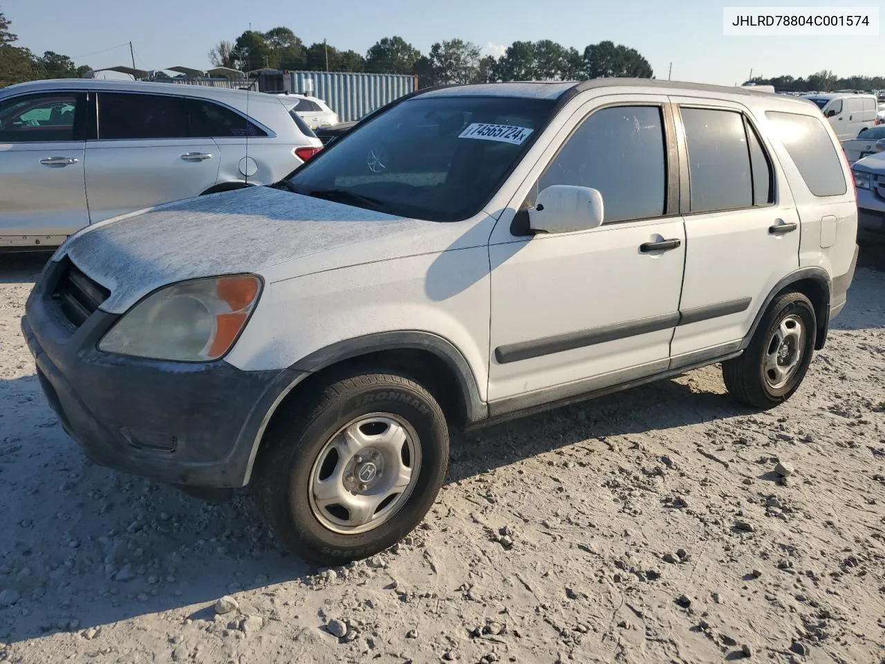 2004 Honda Cr-V Ex VIN: JHLRD78804C001574 Lot: 74565724